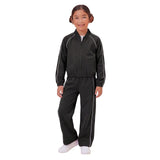 Members Mark Girl's Dynamic Knit Bomber - Black - XL