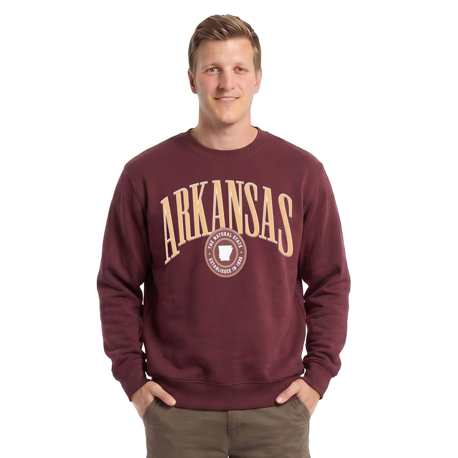State of Mine Vintage State Fleece Sweatshirt - XXL