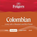 Folgers Medium Roast K-Cup Coffee Pods, 100% Colombian, 100 ct.