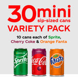 Coca-Cola Flavors Mini Cans Variety Pack 7.5 fl. oz., 30 pk.