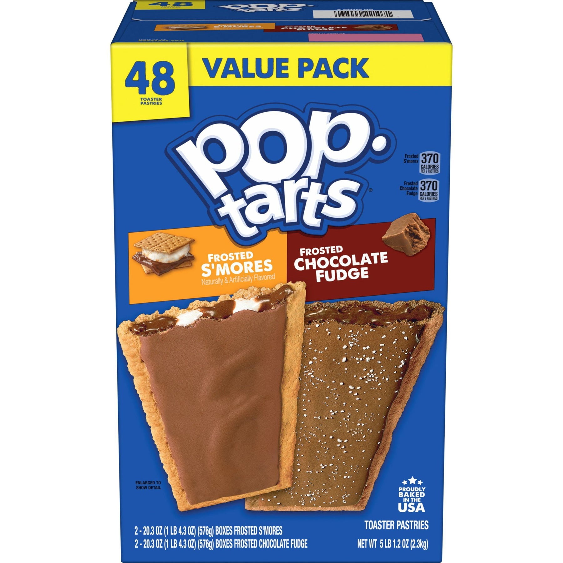 Pop-Tarts Chocolate Toaster Pastries, Variety Pack, 48 ct.