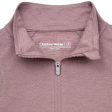 Outdoor Voices Women's CloudKnit Quarter-Zip Pullover - Black - XXL