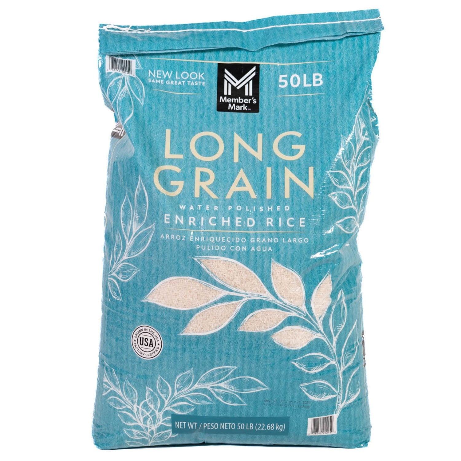 Member's Mark Long Grain White Rice - 50 lbs