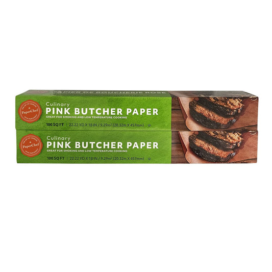 PaperChef 18" Pink Butcher Paper, 100 sq. ft. – 2 Pack