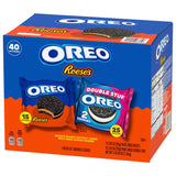 OREO REESE'S Peanut Buttery Creme &amp; OREO Double Stuf Cookies Variety Pack, 1.02 oz., 40 pk.