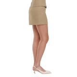 Express Women's Linen Blend Mini Skirt - Black - XXL