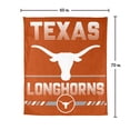 Logo Brands Texas Longhorns 60"x70" Super Plush Blanket