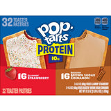 Pop-Tarts Protein Toaster Pastries, Variety Pack, 32 ct.