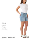 Seven7 Women's Denim Weekend Short - White