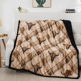 Yellowstone Silk Touch Mink Reverse Throw, 60" X 70"