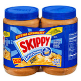 Skippy Super Chunk Peanut Butter - 48 oz - 2 Pack