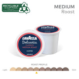 Lavazza Dolcevita Classico Medium Roast Coffee K-Cup Pods, 80 ct.