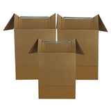UBMOVE Large Corrugated Wardrobe Moving Boxes (Bundle of 3) 24"x24"x40"