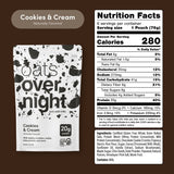 Oats Overnight Oatmeal, Cookies &amp; Cream, 6 ct.