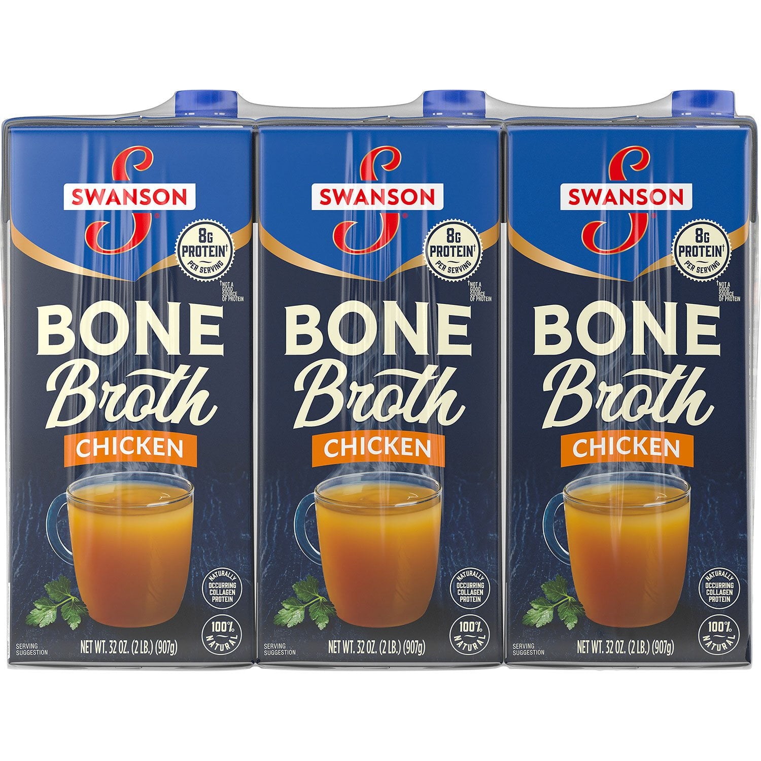 Swanson Chicken Bone Broth - 32 oz - 3 Pack