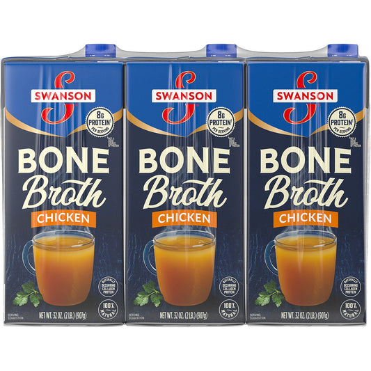 Swanson Chicken Bone Broth - 32 oz - 3 Pack