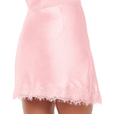 Express Women's Satin Mini Skirt