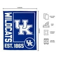 Logo Brands Kentucky Wildcats 60"x70" Super Plush Blanket
