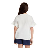 Gap Girl's Short Sleeve Graphic T-Shirt - White - XL