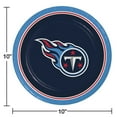 NFL Round Paper Plates, 10", 85 ct., Choose Your Team