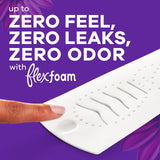 Always Radiant FlexFoam Overnight Pads, Unscented, Size 4, 48 ct.