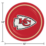 NFL Round Paper Plates, 10", 85 ct., Choose Your Team