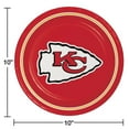 NFL Round Paper Plates, 10", 85 ct., Choose Your Team
