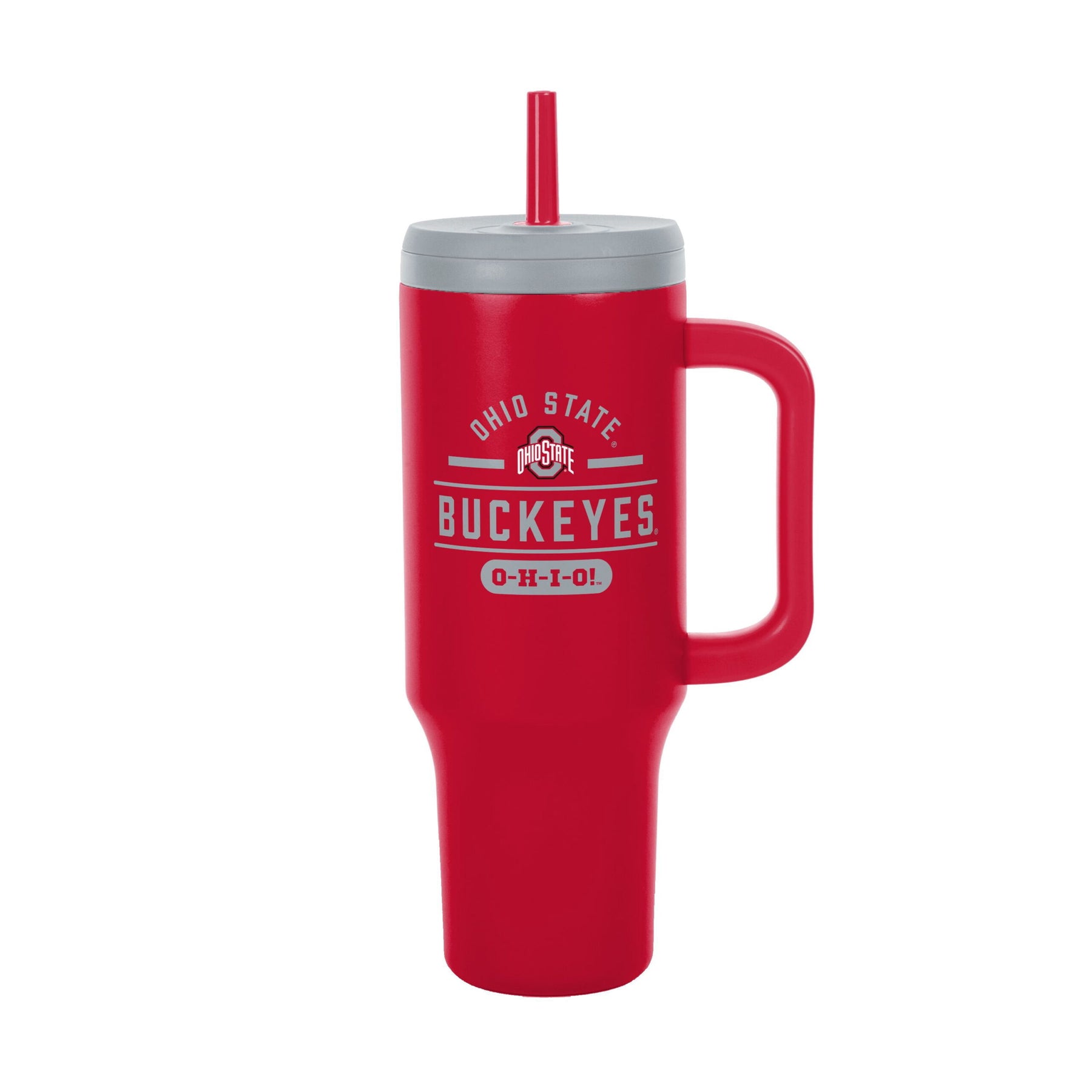 Logo Brands Ohio State Buckeyes Stainless Steel Leakproof Tumbler