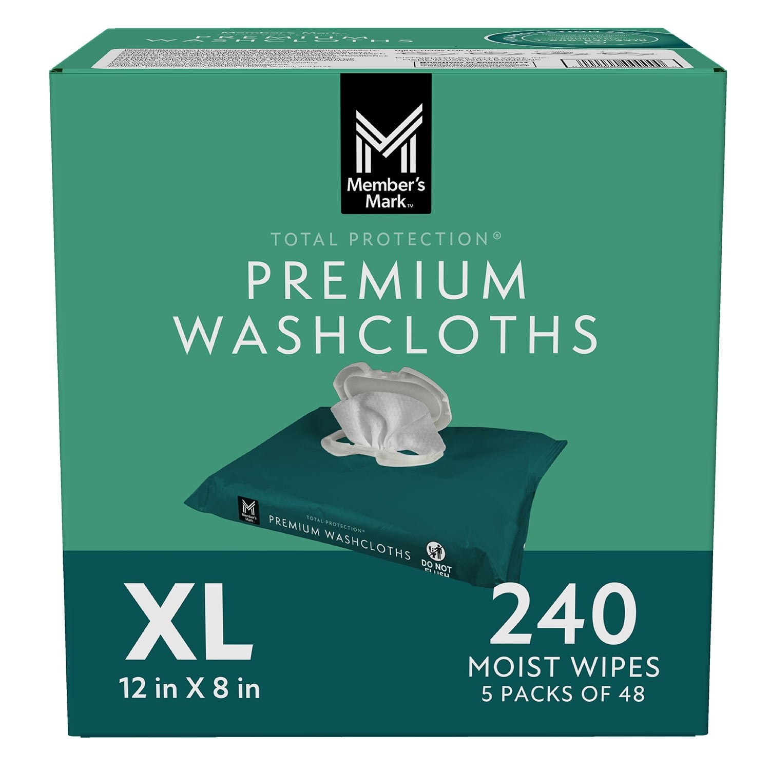 Member's Mark Adult Washcloths – 240 Count