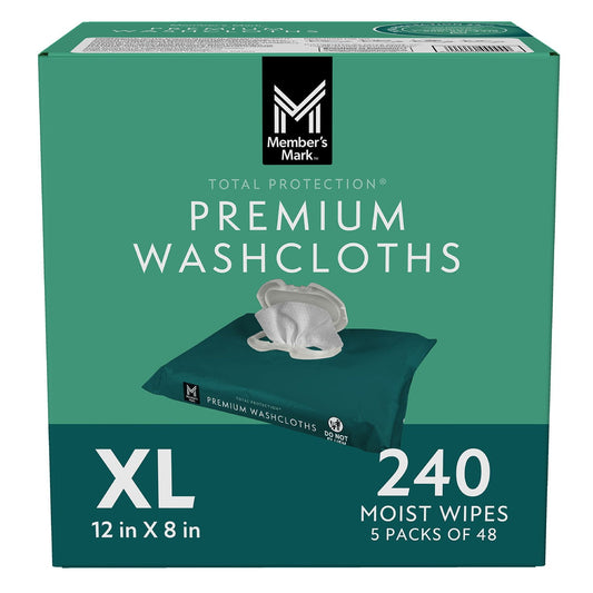 Member's Mark Adult Washcloths – 240 Count