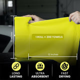 Simpli-Magic Tear Away Microfiber Towel Roll (200 or 1200 Count)