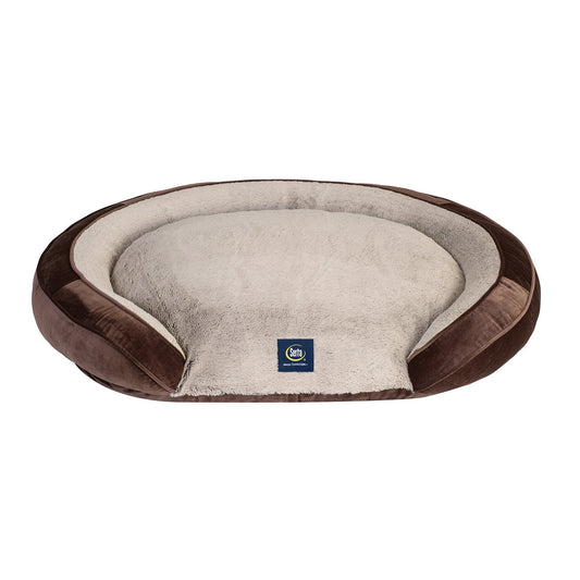 Serta Oval Couch Cat & Dog Bed Large, Choose Color