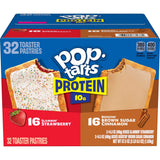Pop-Tarts Protein Toaster Pastries, Variety Pack, 32 ct.