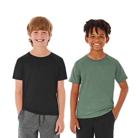 Member's Mark Boys 2-Pack Active Tops - Black - XXL
