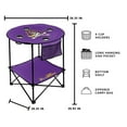 Logo Brands East Carolina Pirates 27.6in Round Tailgate Table