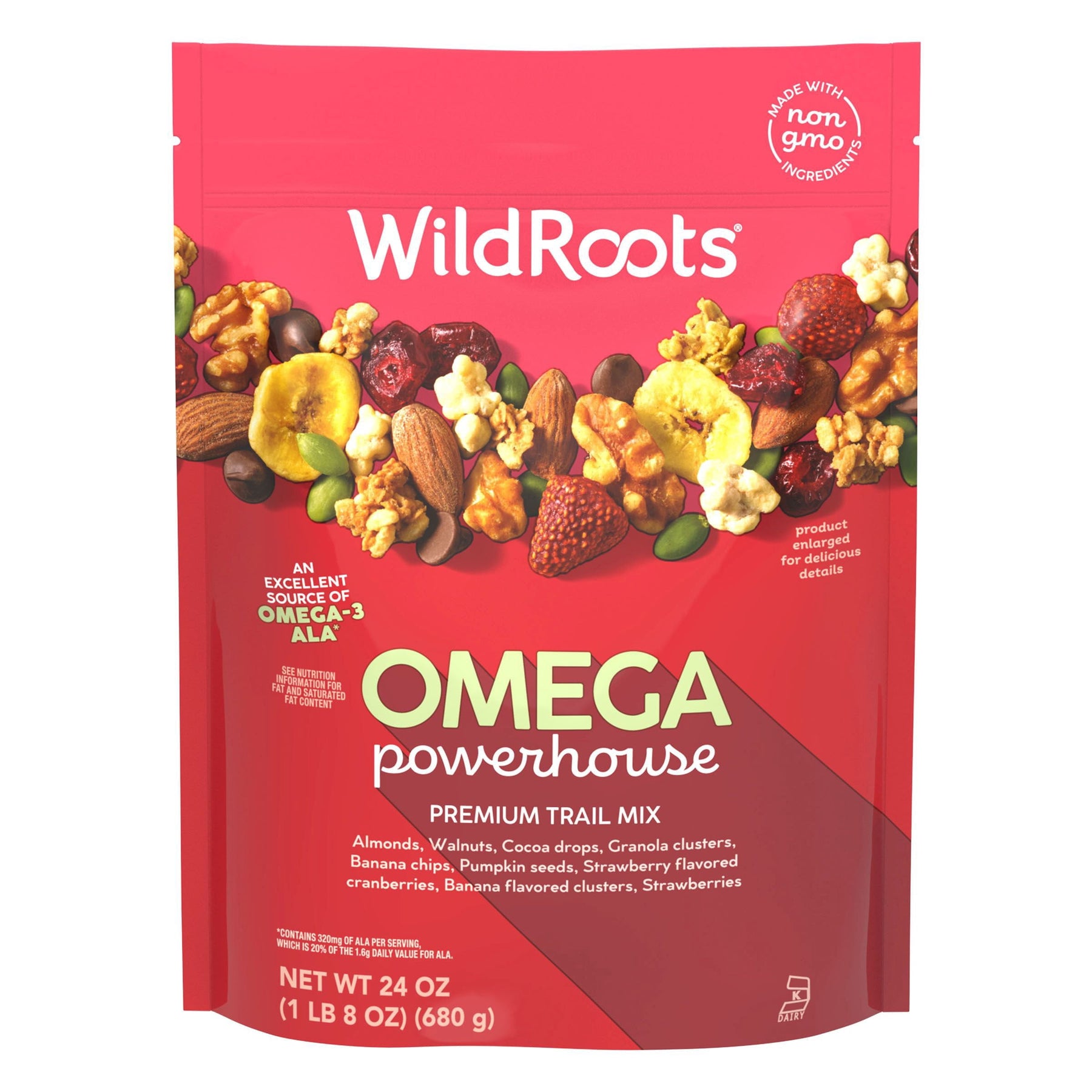 WildRoots Omega Powerhouse Trail Mix, 24 oz.