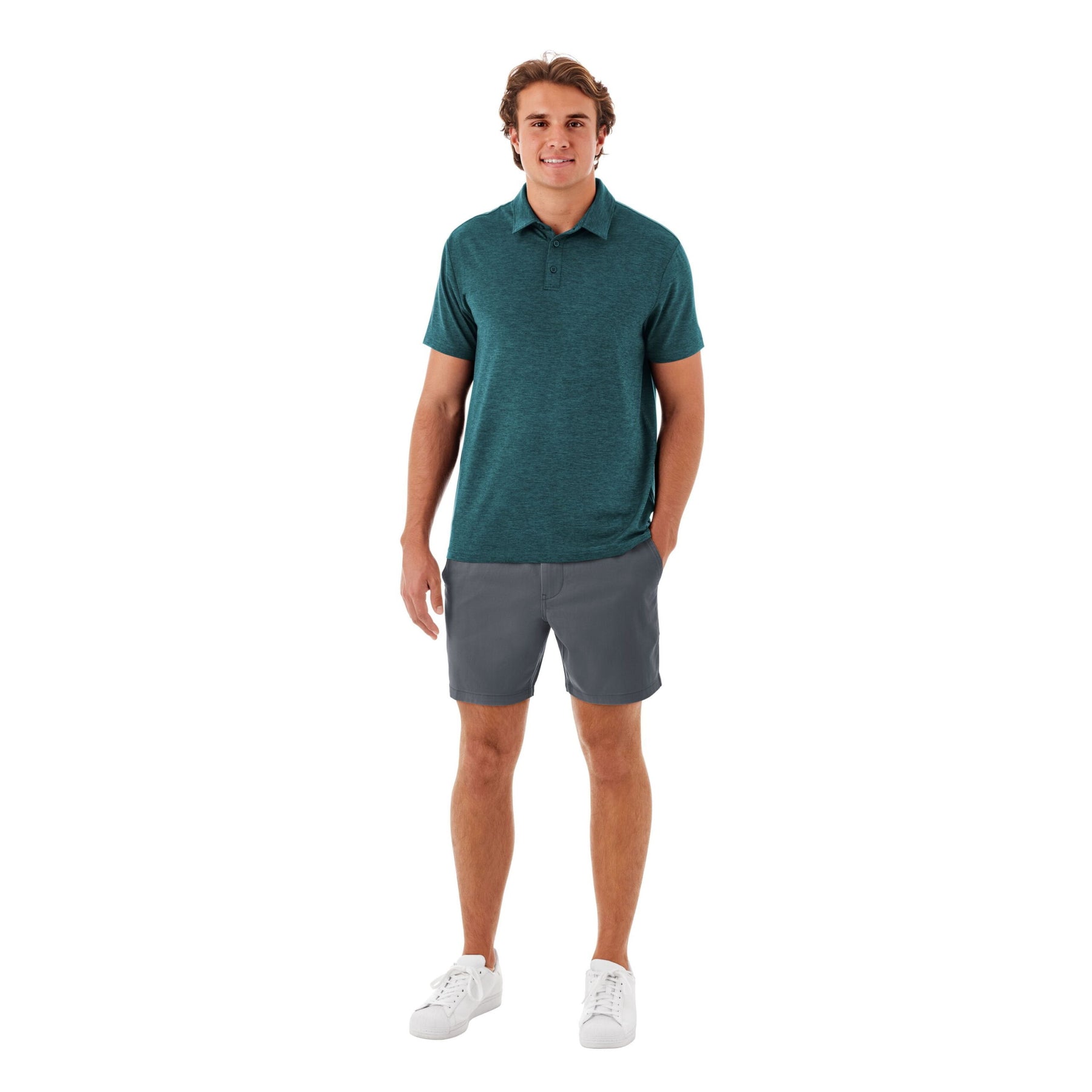 Member's Mark Men's Cotton Pull-On Shorts - Light Blue - XXL