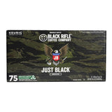 Black Rifle Coffee Company Just Black, Medium Roast K-Cup Coffee Pods, 75 ct.