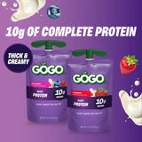 GoGo Dairy Protein Pouches, Variety Pack, 4.2 oz., 16 pk.