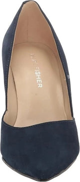 Marc Fisher Women's Tuscany Pointed-Toe Stiletto Pump - Dark Blue Suede (Size 9M)