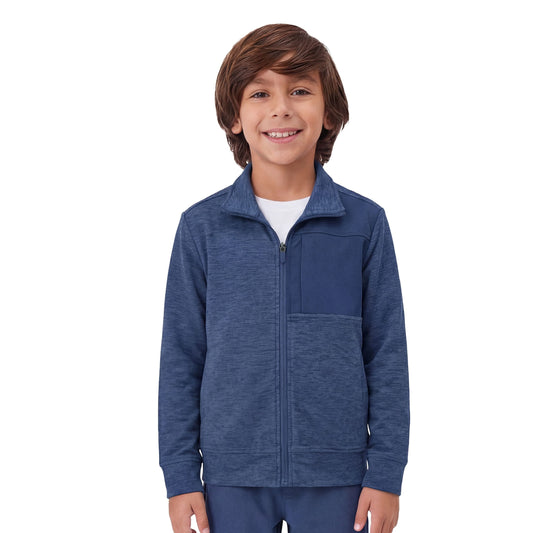 Member's Mark Boys Favorite Soft Full Zip Jacket - Black - XXL