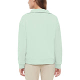 Eddie Bauer Women's Quarter-Zip Pullover - Turquoise - XL