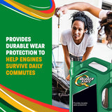 Quaker State High Mileage SAE 10W-40 Motor Oil 6-pack/1 quart bottles