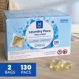 Member's Mark Laundry Pacs Ultimate Clean, Free & Clear, 130 Pacs