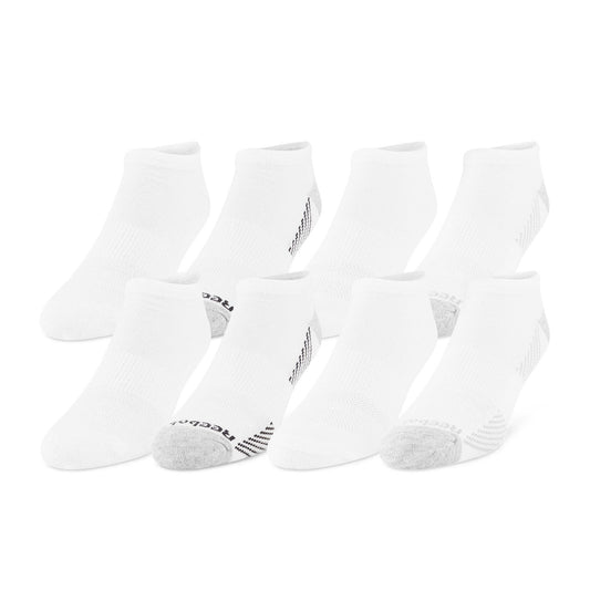 Reebok Men's 8-Pack Cushion Low-Cut Sock - Black