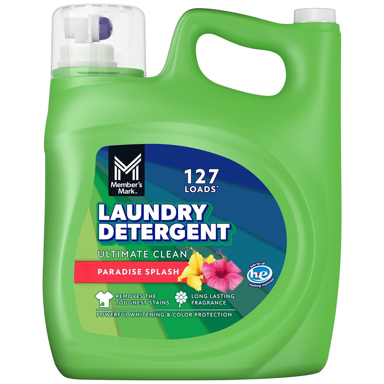 Member's Mark Liquid Laundry Detergent, Paradise Splash – 127 loads, 196 fl. oz