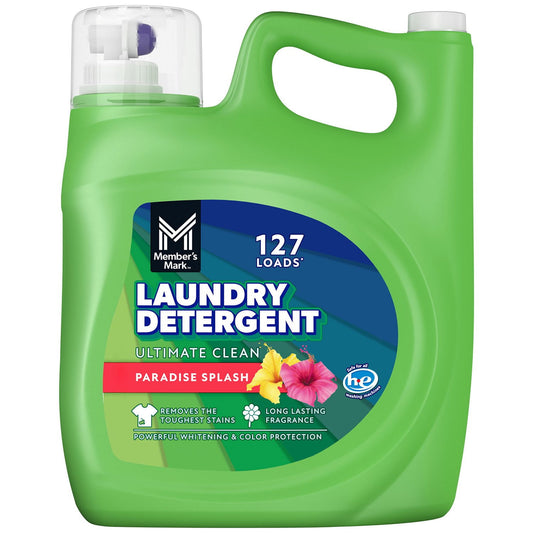 Member's Mark Liquid Laundry Detergent, Paradise Splash – 127 loads, 196 fl. oz