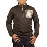 Habit Men’s Snap Front Fleece Pullover with Scent-Factor