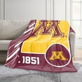 Logo Brands Minnesota Golden Gophers 60"x70" Super Plush Blanket