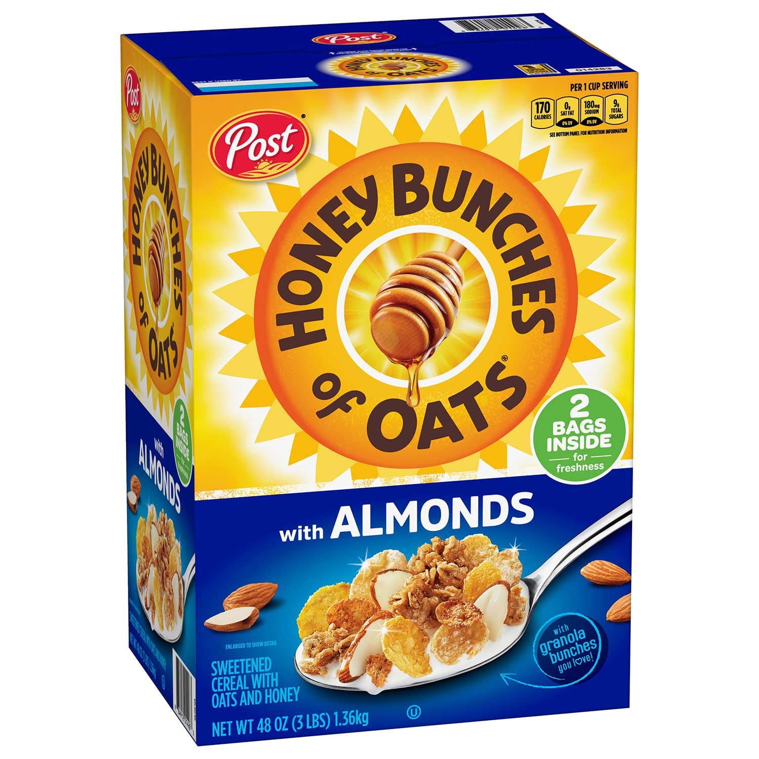 Honey Bunches of Oats with Crispy Almonds - 48 oz